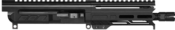 Picture of CMMG Dissent 9mm Luger 6.50", Left Side Charging Handle, Armor Black, OEM Zeroed Linear Comp, 4.60" M-LOK Handguard for AR-Platform, Picatinny End Plate 94B6829AB