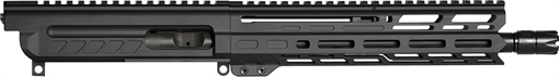 Picture of CMMG Dissent 9mm Luger 10.50", Left Side Charging Handle, Armor Black, Zeroed Linear Comp, 9.60" M-LOK Handguard, Picatinny End Plate, Fits AR-Platform 99B80E4AB