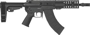 Picture of CMMG Banshee 300 Mk47 7.62x39mm Graphite Black Semi-Automatic 30 Round Pistol 76AE824-GB