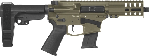 Picture of CMMG Banshee 300 Mk57 5.7x28mm OD Green Semi-Automatic 30 Round Pistol 57A1843-OD