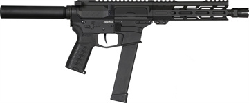 Picture of CMMG Banshee MK10, Semi-automatic Pistol, 10MM, 8" Threaded Barrel, .578x28, CMMG Zeroed Linear Compensator, Cerakote Finish, Armor Black, M-LOK Handguard, CMMG Zeroed Polymer Grip, Pistol Tube, Manual Safety, 30 Rounds, 1 Magazine, Accepts GLOCK Pattern Magazines 10AE30F-AB 10AE30FAB