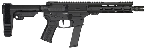 Picture of CMMG Banshee MKGS 40 S&W 22+1 8" Black Nitride Medium Taper Threaded Barrel, EML 7" M-LOK Handguards, Black Armor Cerakote Aluminum Picatinny Rail Receiver, CMMG Zeroed Grips, Ambidextrous 40A330FAB