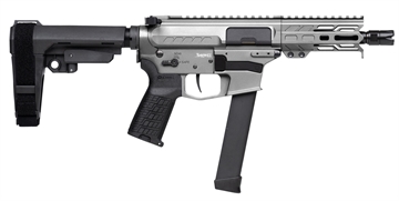 Picture of CMMG Banshee MkGs Pistol - Tungsten 9mm 5" Barrel 4" M-LOK Handguard SBA3 Arm Brace 99A890F-TNG