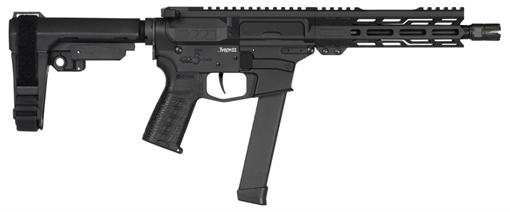 Picture of CMMG Banshee MKGS 9mm Luger 33+1 8" Black Nitride Medium Taper Threaded Barrel, EML 7" M-LOK Handguards, Black Armor Cerakote Aluminum Picatinny Rail Receiver, CMMG Zeroed Grips 99A3B0FAB