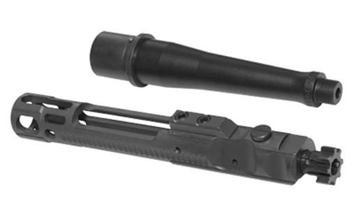 Picture of CMMG Barrel and BCG Kit 4140CM SBN Drop in Barrel 5.7 x 28mm 5" Barrel Black 57DBC33