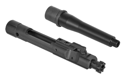 Picture of CMMG Replacement Barrel Kit with Bolt Carrier Group, 9mm Luger 5" Threaded, Black, Radial Delayed Blowback, Fits AR-Platform 99D17C3