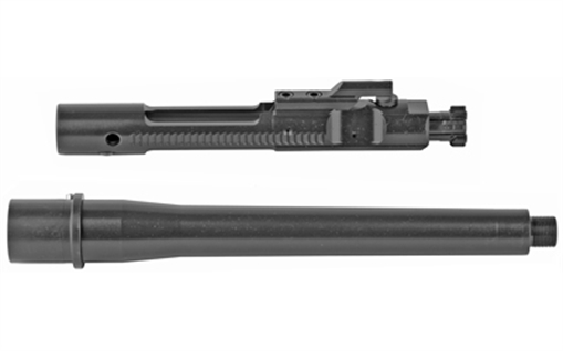 Picture of CMMG Replacement Barrel Kit with Bolt Carrier Group, 9mm Luger 8" Threaded, Black, Radial Delayed Blowback, Fits AR-Platform 99D517A