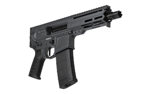 Picture of CMMG Dissent MK4, Semi-automatic Pistol, 300 Blackout, 6.5" Barrel, Cerakote Finish, Sniper Gray, CMMG Zeroed Linear Compensator, 5.5" Free Float M-LOK Handguard, Zeroed Pistol Grip, 1913 Picatinny Rail End Cap, Manual Safety, 30 Rounds, 2 Magazines 30A0E33-SG