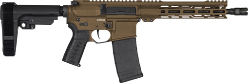 Picture of CMMG BANSHEE MK4 HGS 5.56 NATO 10.5IN BBL OR MIDNIGHT BRONZE 30RD MAG BRACHED 55A420A-MB