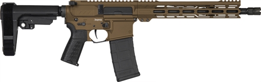 Picture of CMMG BANSHEE MK4 HGS 5.56 NATO 12.5IN BBL OR MIDNIGHT BRONZE 30RD MAG BRACHED 55AC20A-MB