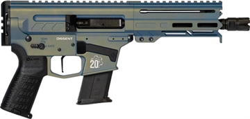 Picture of CMMG Dissent MK57 "Northern Lights" Limited Edition Handgun 5.7x28mm 20rd Magazines(2) 6.5" Barrel 57AA8D5-NL