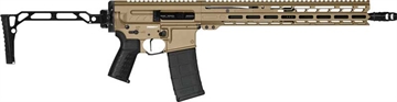 Picture of CMMG RIFLE DISSENT MK4 9MM 16" RDB/9ARC FOLDING STOCK TAN 94AC40F-CT