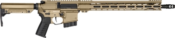 Picture of CMMG Resolute MK4 22 ARC Black Nitride Threaded Barrel, Coyote Tan Cerakote Picatinny Rail Aluminum Receiver, M-LOK Handguard, Black Synthetic CMMG 6 Position RipStock, Black Polymer Grip 28A670CCT