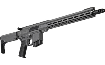 Picture of CMMG Resolute MK3, Semi-automatic Rifle, 308 Winchester, 16.1" Barrel, Threaded 5/8x24, ZEREOED Muzzle Brake, Cerakote Finish, Tungsten, 15" Free Float M-LOK Handguard, ZEROED Polymer Grip, CMMG Ripstock, Manual Safety, 20 Rounds, 1 Magazine 38A4D0C-TNG