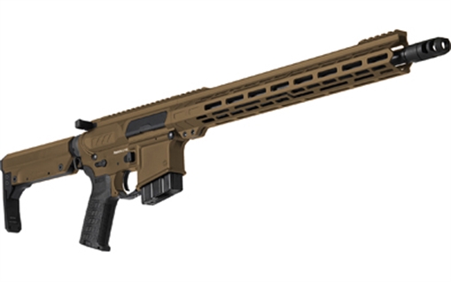 Picture of CMMG Resolute MK4, Semi-automatic Rifle, 350 Legend, 16.1" Barrel, Cerakote Finish, Midnight Bronze, CMMG Zeroed Muzzle Brake, 15" Free Float M-LOK Handguard, Zeroed Pistol Grip, CMMG Ripstock, Manual Safety, 10 Rounds, 1 Magazine 35A2C0A-MB