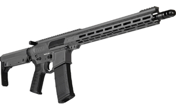 Picture of CMMG Resolute MK4, Semi-automatic Rifle, 5.56NATO, 16.1" Barrel, Cerakote Finish, Tungsten, CMMG Zeroed Muzzle Brake, 15" Free Float M-LOK Handguard, Zeroed Pistol Grip, CMMG Ripstock, Manual Safety, 30 Rounds, 1 Magazines 55A9D0B-TNG 55A9D0BTNG