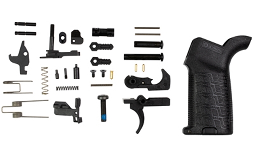 Picture of CMMG Zeroed Lower Parts Kit, MK3, Lower Receiver Parts Kit with Ambi Safety Selector, Fits AR10, Black 38CA62B
