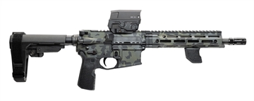 Picture of Cnc Firearms CNCDDMCD Daniel Defense DDM4 V7P Sports South Exclusive 5.56 NATO 30+1 10.30" Black Phosphate Threaded Barrel, Dark Multicam Aluminum Receiver w/Picatinny Rail, SBA3 Pistol Stabilizing Br