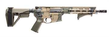 Picture of Cnc Firearms CNCDDMDCP Daniel Defense DDM4 V7P Sports South Exclusive 5.56 NATO 30+1 10.30" Black Phosphate Threaded Barrel, Aluminum Receiver w/Picatinny Rail, SBA3 Pistol Stabilizing Brace, Black Gr