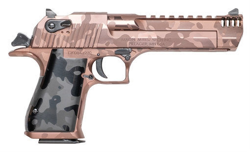 Picture of CNC Firearms CNCEMREAP50 Magnum Research DE MK XIX Ember Reaper Limited Edition 50 AE 7+1 6" Integral Muzzle Brake/Picatinny Rail Barrel