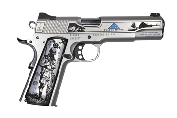 Picture of Cnc Firearms Folds Of Honor Limited Edition 45 ACP 7+1 5" Match Grade Barrel, Engraved/Serrated Stainless Steel Slide, Stainless Steel Frame w/Beavertail, Scenic Aluminum Grip CNCFOLDSHONOR