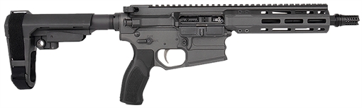 Picture of Cobalt Kinetics Pro Light 300 Blackout 7.50" Black Melonite Barrel, Charcoal Aluminum Picatinny Rail Receiver, Polymer SB Tactical SBA3 Brace, Black Polymer Grip CKPROLITE30075CHARCOAL