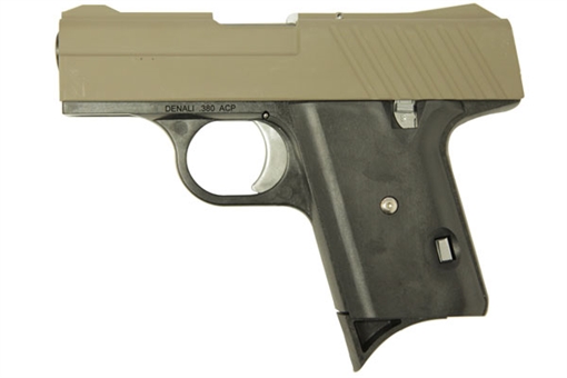 Picture of COBRA DENALI HGA 380 BLK POLY FRAME TACTICAL TAN CERAKOTE ALLOY SLIDE DEN380TT