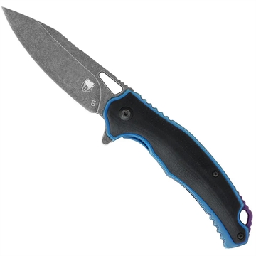 Picture of CobraTec CobraTec Axle G-10 Knife Folding Blade Black CTAXLEBLUG10F 099654042689
