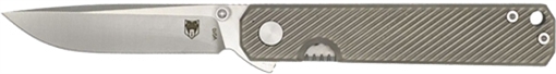 Picture of COBRATEC BLACKJACK FOLDER 3" G-10 TITANIUM BRONZED SCALES< CTBHJVG10STN CTBJKVG10STN
