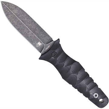 Picture of CobraTec CobraTec Claymore Single Blade Dagger Fixed Blade Black Stonewash CTCLMDAGFEBSW 753389273953
