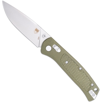 Picture of CobraTec CobraTec EDC Scout Grivory Bar Lock Knife Folding Blade OD Green CTSCTGRVODGBAR 753389273519
