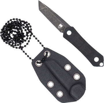 Picture of COBRATEC GUARDIAN NECK KNIFE 1.99" D2 STONEWASH TANTO W/SH CTGRDTNS