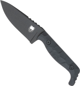 Picture of COBRATEC KINGPIN 4" FIXED BLD BLACK D2 STEEL W/KYDEX SHEATH CTKPBLK