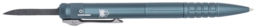 Picture of CobraTec Knives Tactical Pen Gen II Gray Aluminum D2 Steel Blade, Includes Pocket Clip CNCOTFPGRYGEN2