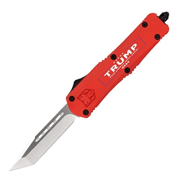 Picture of COBRATEC KNIVES MEDIUM FS-3 TRUMP 2024 RED TANTO NON SERRATED MTRP24REDTNS
