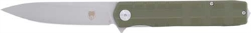 Picture of COBRATEC KUZIO FOLDER 3.12" OD GREEN G10 D2 BLADE CTKUZIOODGDNS