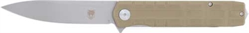 Picture of COBRATEC KUZIO FOLDER 3.12" TAN G10 D2 BLADE CTKUZIOTANDNS