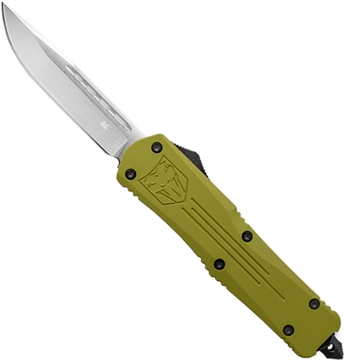 Picture of COBRATEC LARGE FS3 OTF ODGREEN FANG 3.5" D2 STEEL DRP PNT LODFS3DNS