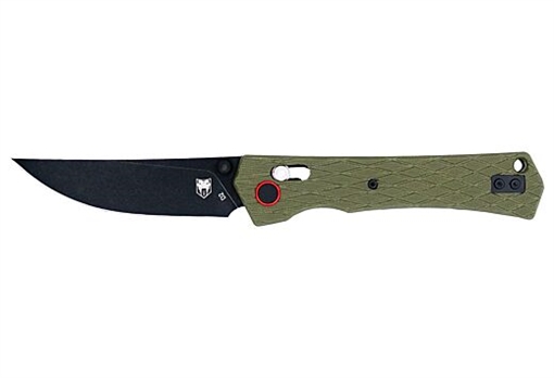 Picture of COBRATEC LEGACY BAR LOCK 3.5" G10 OD GREEN/BLACK D2 BLADE CTLEGODG