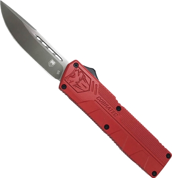 Picture of COBRATEC LIGHTWEIGHT OTF RED 3.25" DROP POINT RDCTLWDNS