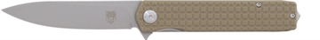 Picture of COBRATEC MEDIUM CAYDEN 3.25" TAN/SS D2 BLADE MCTCAYDENTANDNS