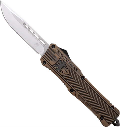 Picture of COBRATEC MEDIUM CTK1 OTF CERTAKOTE BRONZE 3" DRP POINT MBDCTK1MDNS