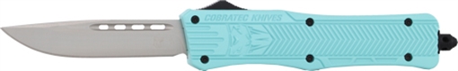 Picture of COBRATEC MEDIUM CTK1 OTF MINT BLUE 3" DROP POINT MTBCTK1MDNS