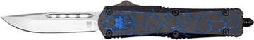 Picture of COBRATEC MEDIUM FS-3 OTF FRACTURED BLACK BLUE 3" D2 MFRTBLKBLUDNS 753389274073