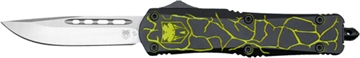 Picture of COBRATEC MEDIUM FS-3 OTF FRACTURED BLACK YELLOW 3" D2 MFRTBLKYELDNS 753389274431