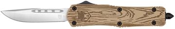 Picture of COBRATEC MEDIUM FS3 OTF 3" D2 WOOD GRAIN CERAKOTE DROP POINT MWGFS3DNS 753389274653