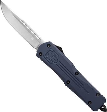 Picture of COBRATEC MEDIUM FS3 OTF NYPD BLUE 3" D2 DROP POINT MNYFS3DNS