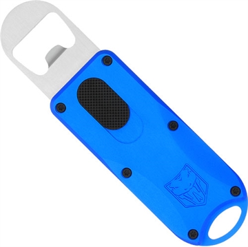 Picture of CobraTec Knives Bottle Opener Blue Aluminum/Stainless Steel CTOTFBOBLU