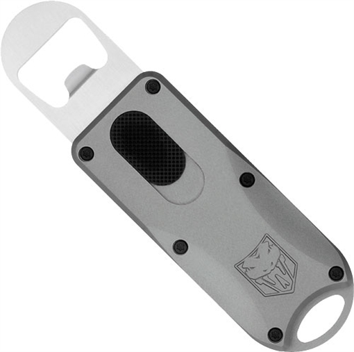 Picture of COBRATEC OTF BOTTLE OPENER GREY 4.62" OAL W/LANYARD LOOP CTOTFBOGRY