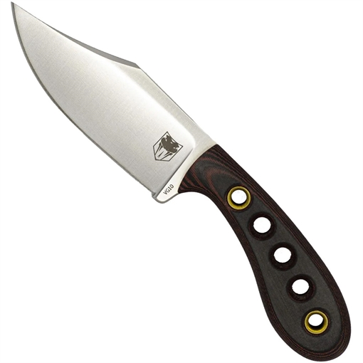 Picture of CobraTec CobraTec Pocket Bowie Knife Fixed Blade Mikarta CTPBWMC
